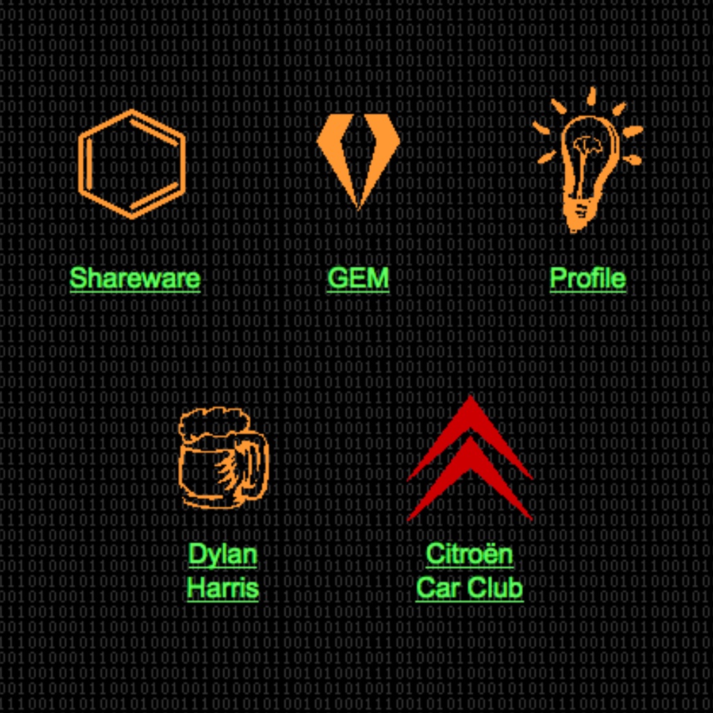 Image: half a screen shot of the old site