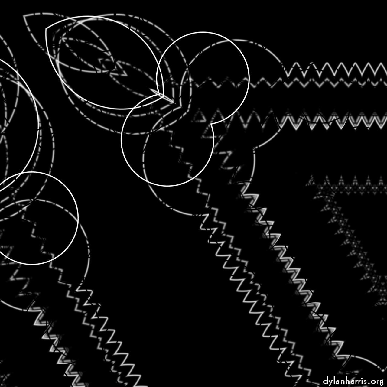 Image: kaleido spiro warp - loop action + mouse :: pulse ring bw—loop action + mouse