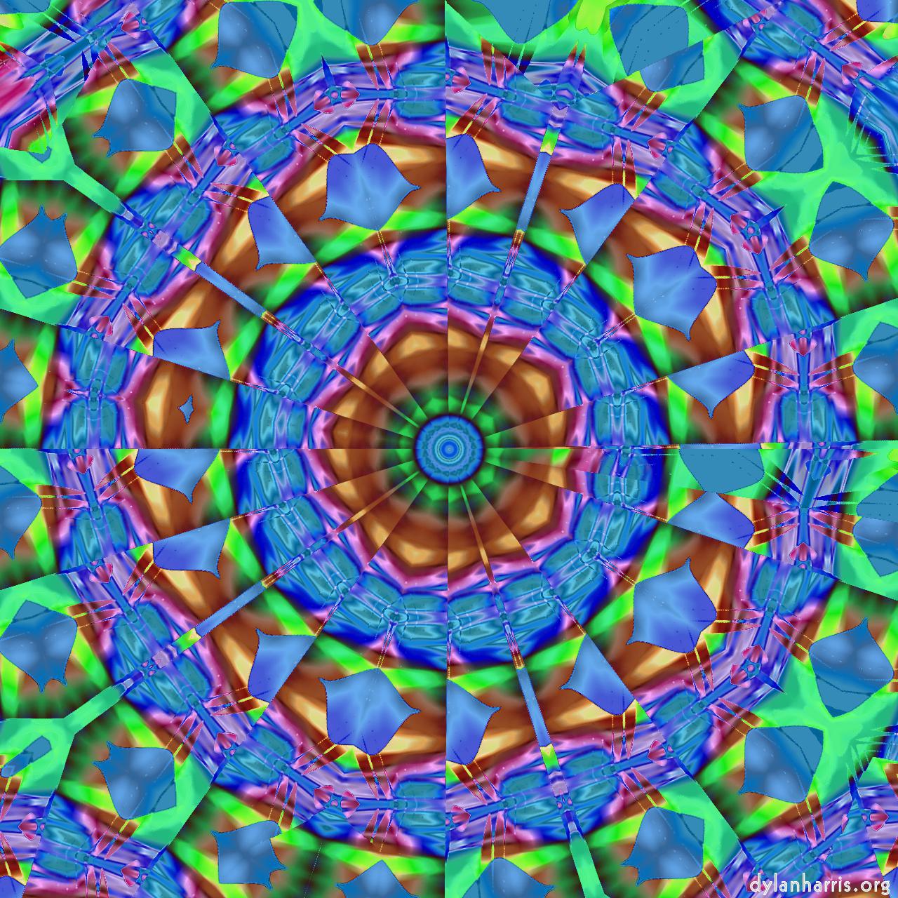 image: abstract circular :: fractured centre