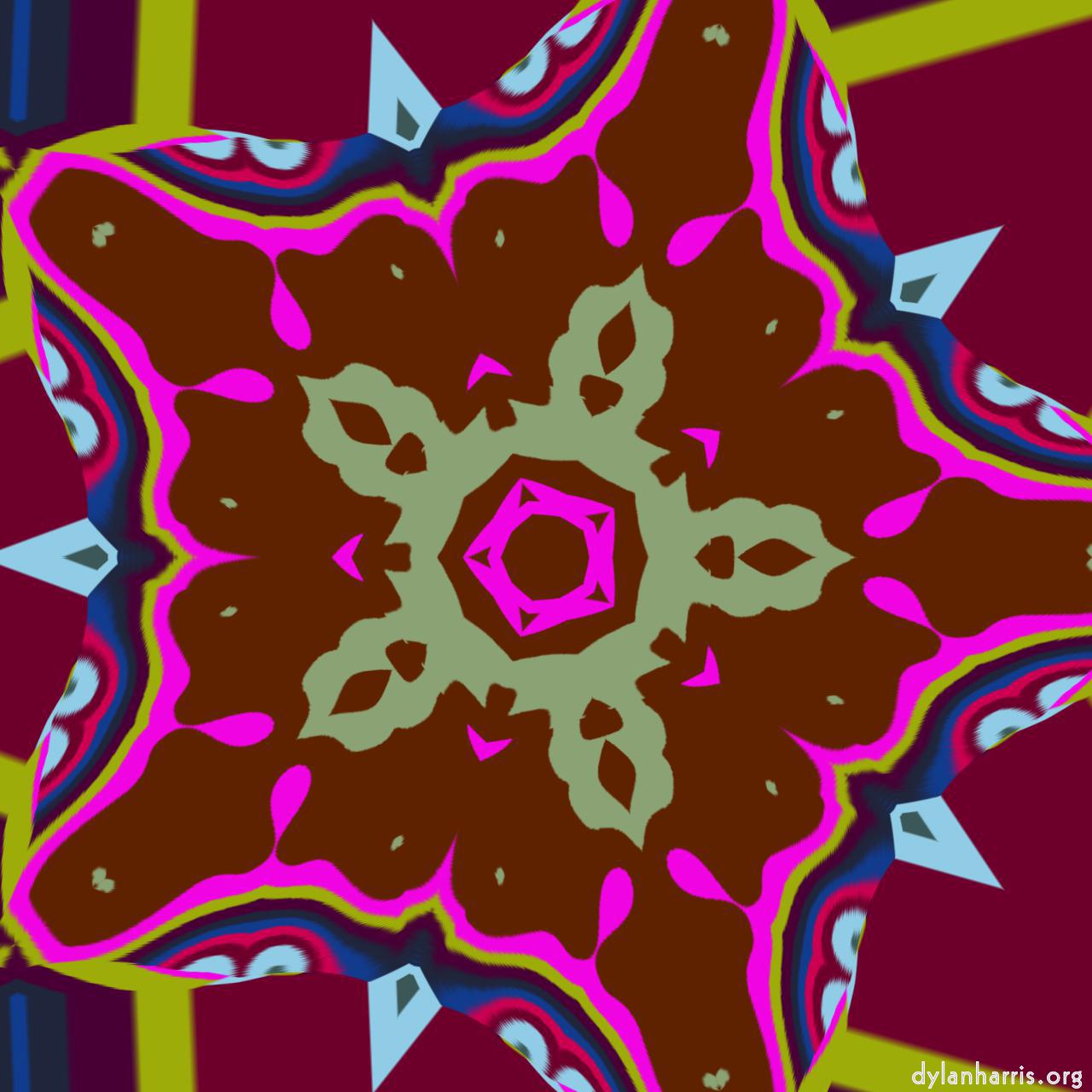 image: abstract circular :: penta star 4