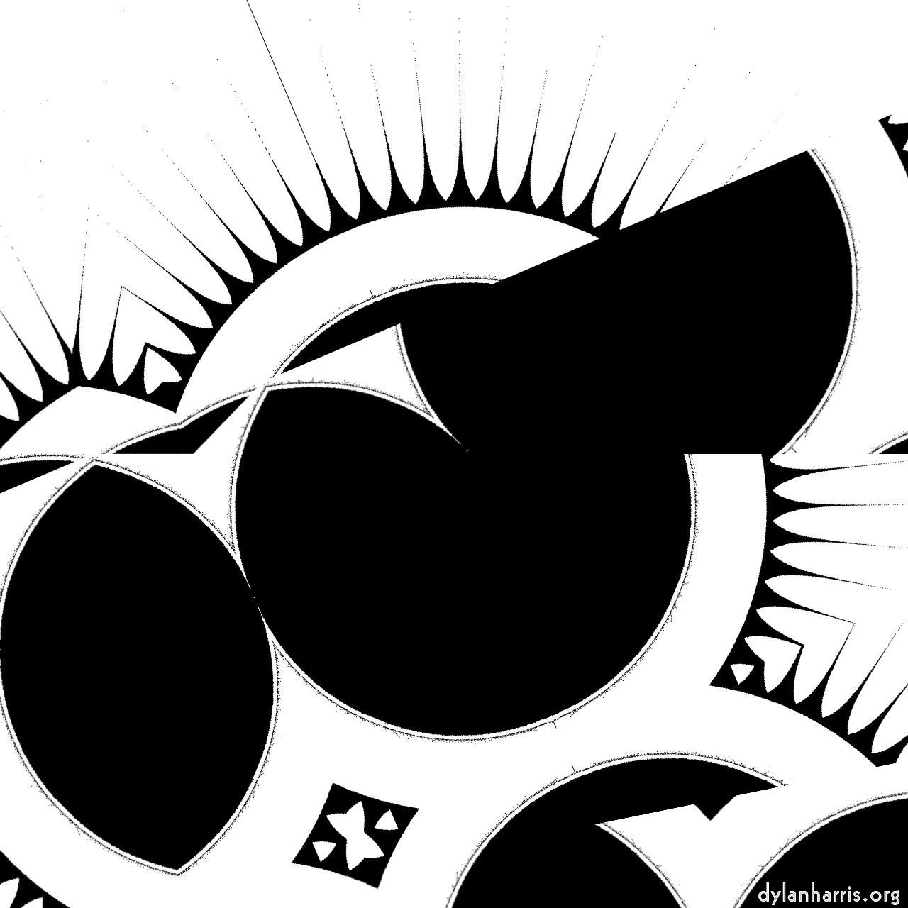 Image: modulated by pen :: bw pattern