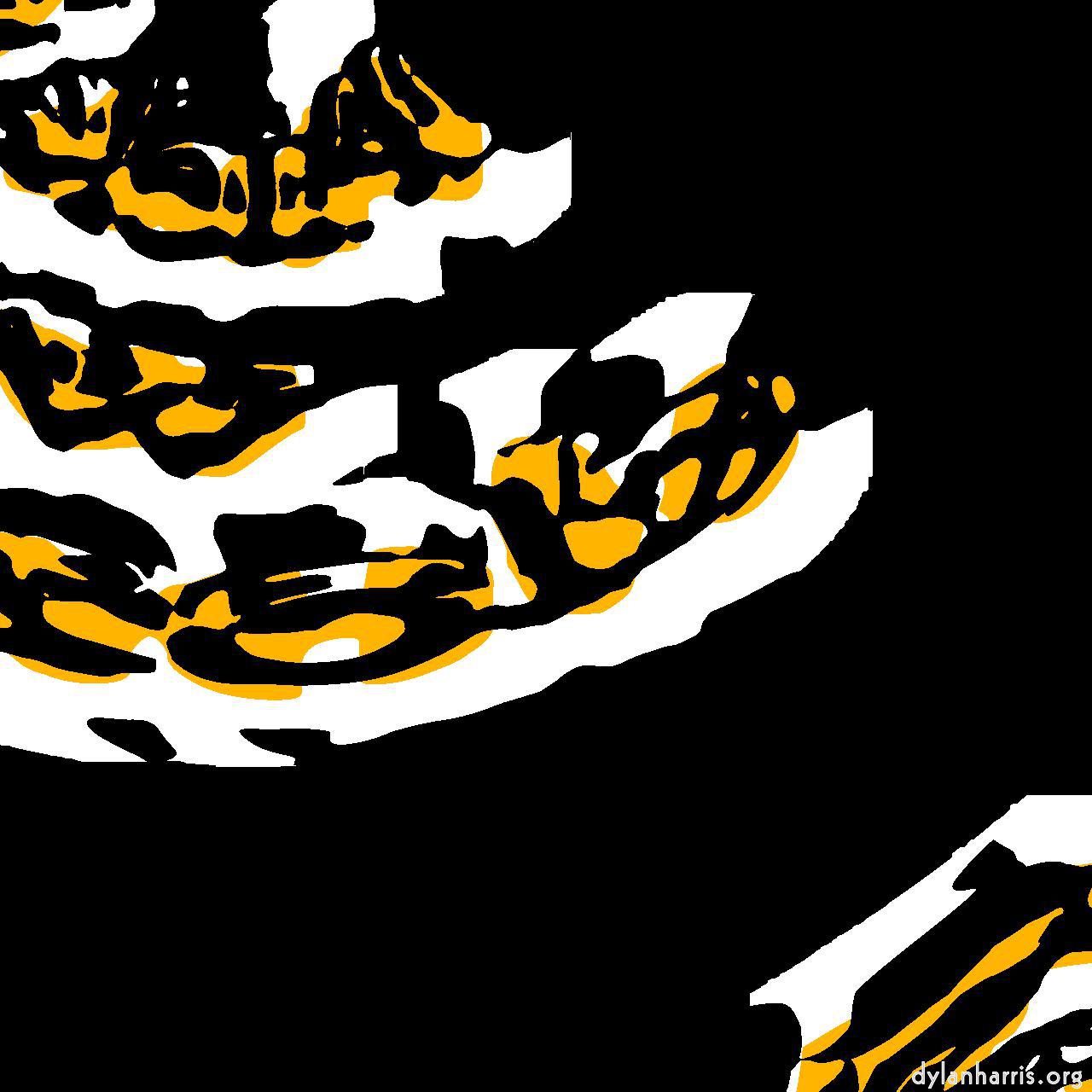 image: pattern :: orange n black