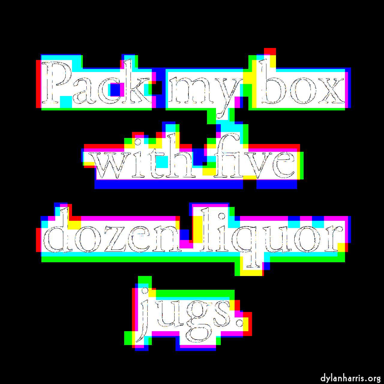 image: screen :: colour fringe screen