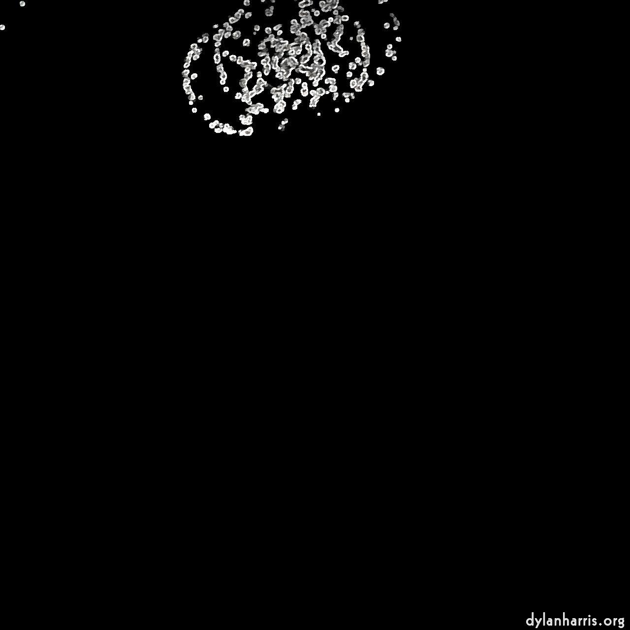 Image: generative and abstract animation :: attractor animation