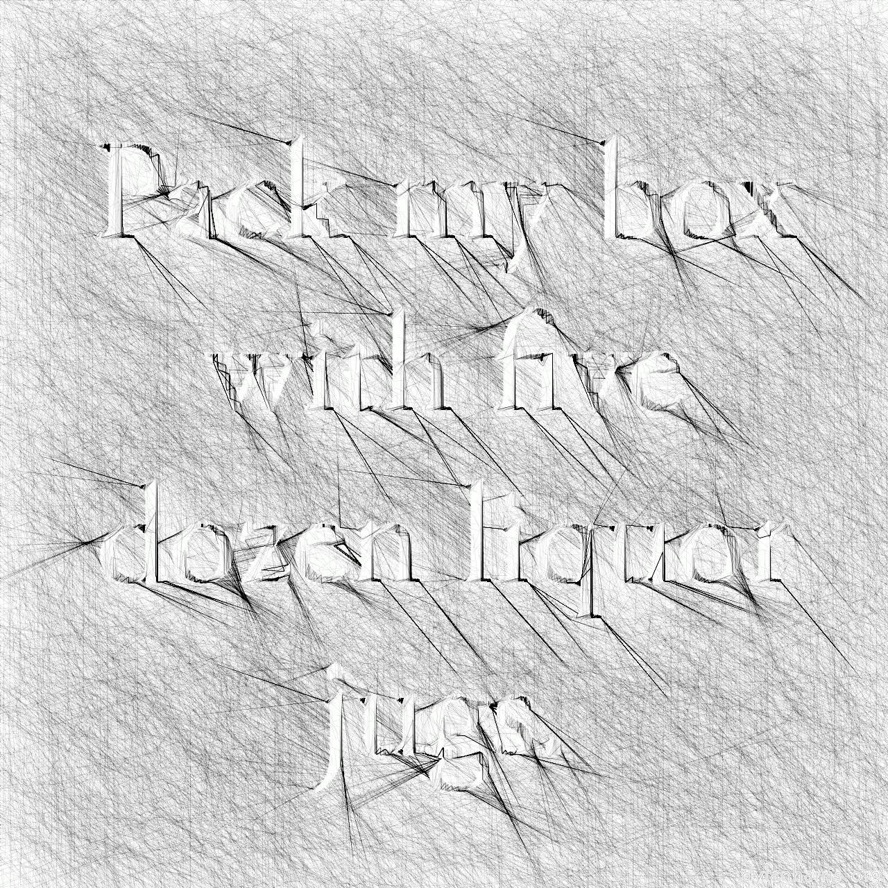 image: generative and abstract animation :: colour threads