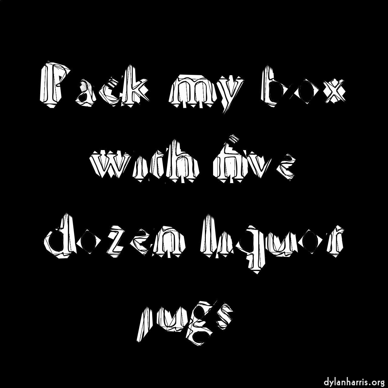 flat cartoon line screen block print :: flat with edging angular