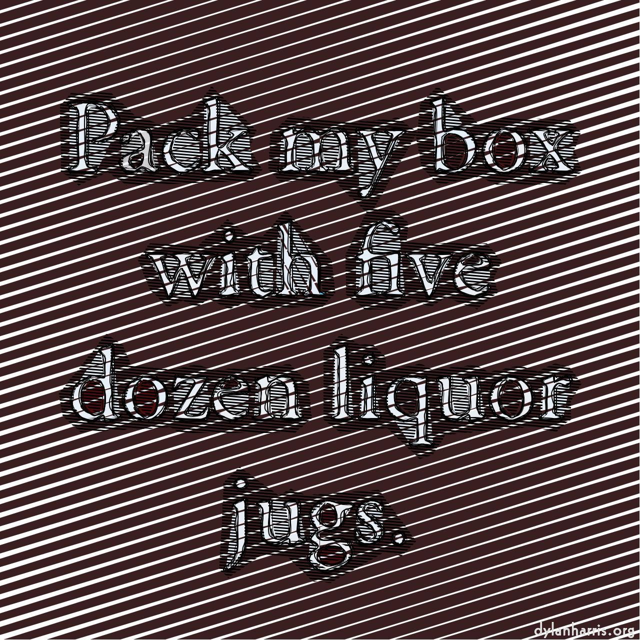 flat cartoon line screen block print :: four square with jitter bars