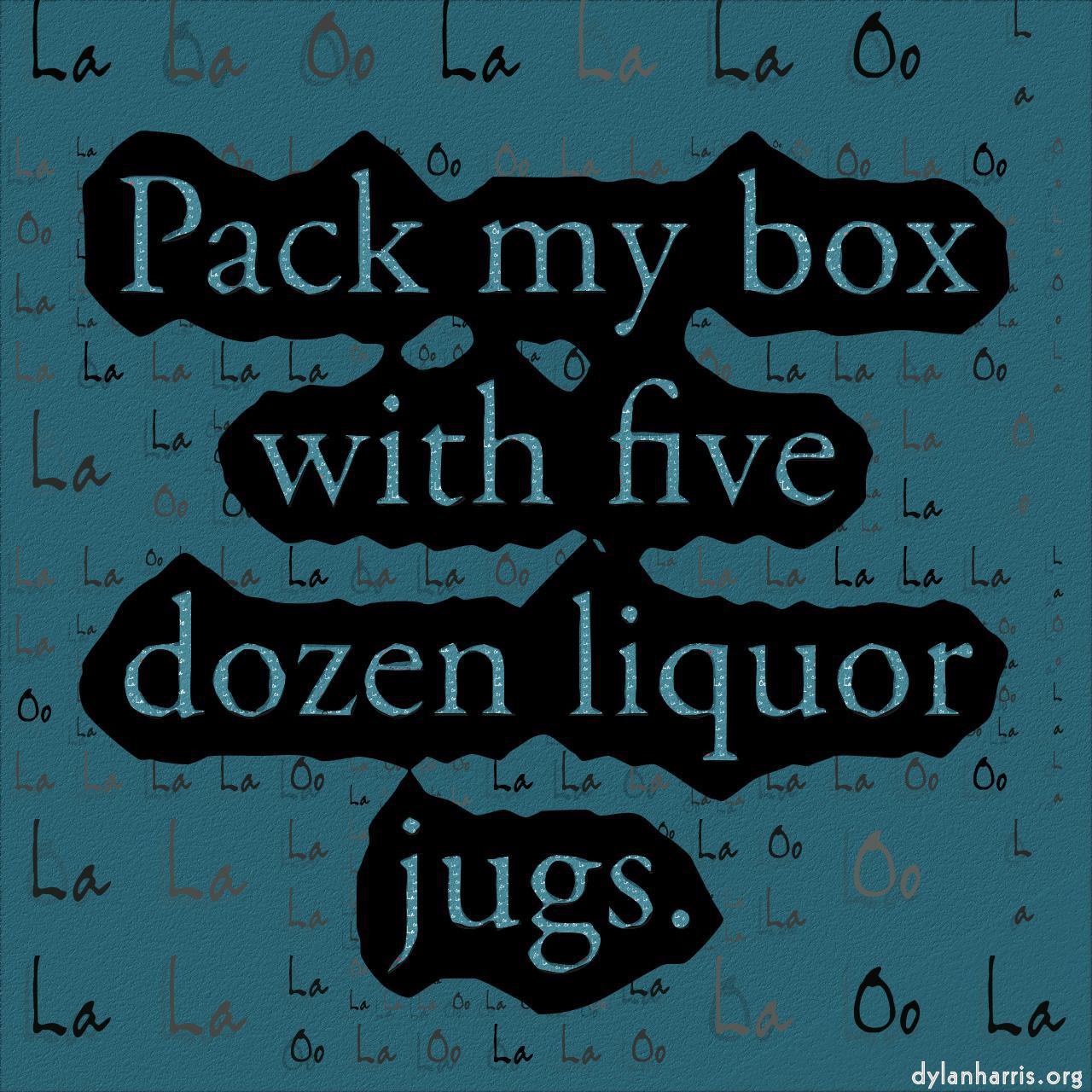 _ general examples :: mosaic text with shadowing