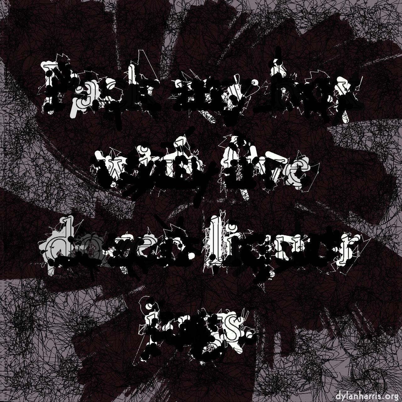 grunge chopped mutilated warped :: ink splat