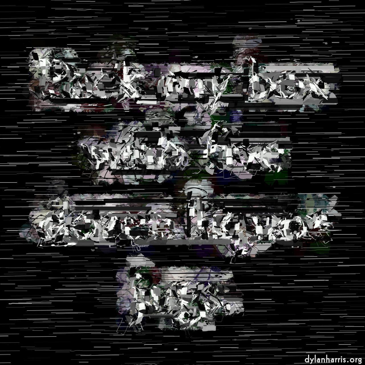 grunge chopped mutilated warped :: yellowing mixed shapes