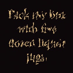 image from grunge chopped mutilated warped