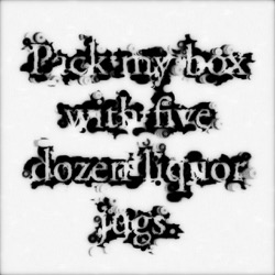 image from grunge chopped mutilated warped