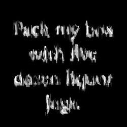 image from grunge chopped mutilated warped