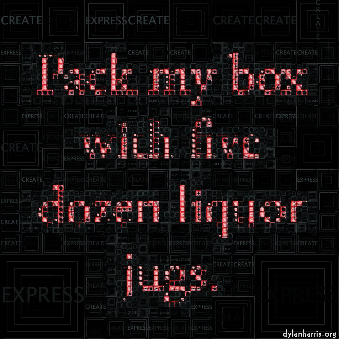 mosaic :: text banded