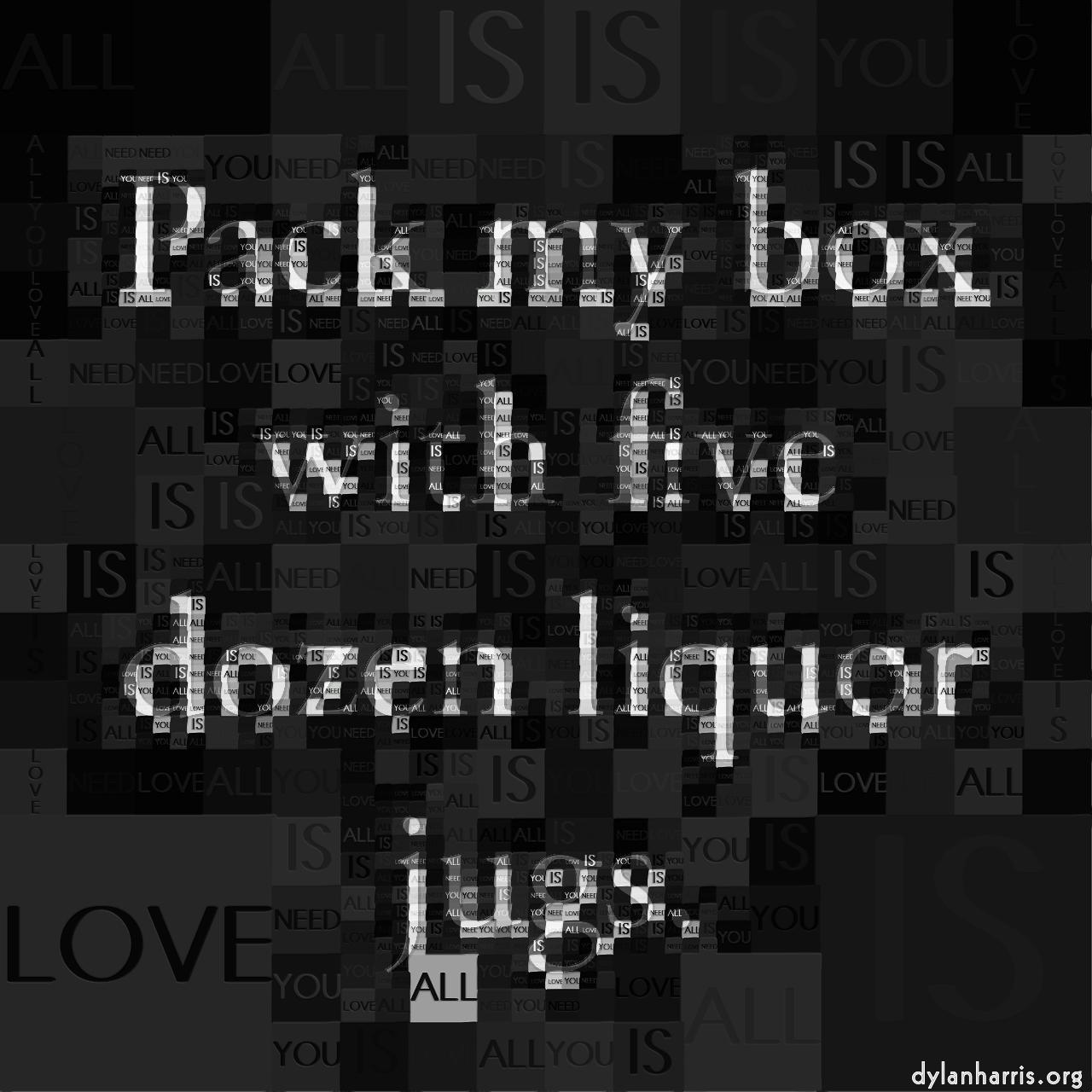 mosaic :: text flat colour gradient outline