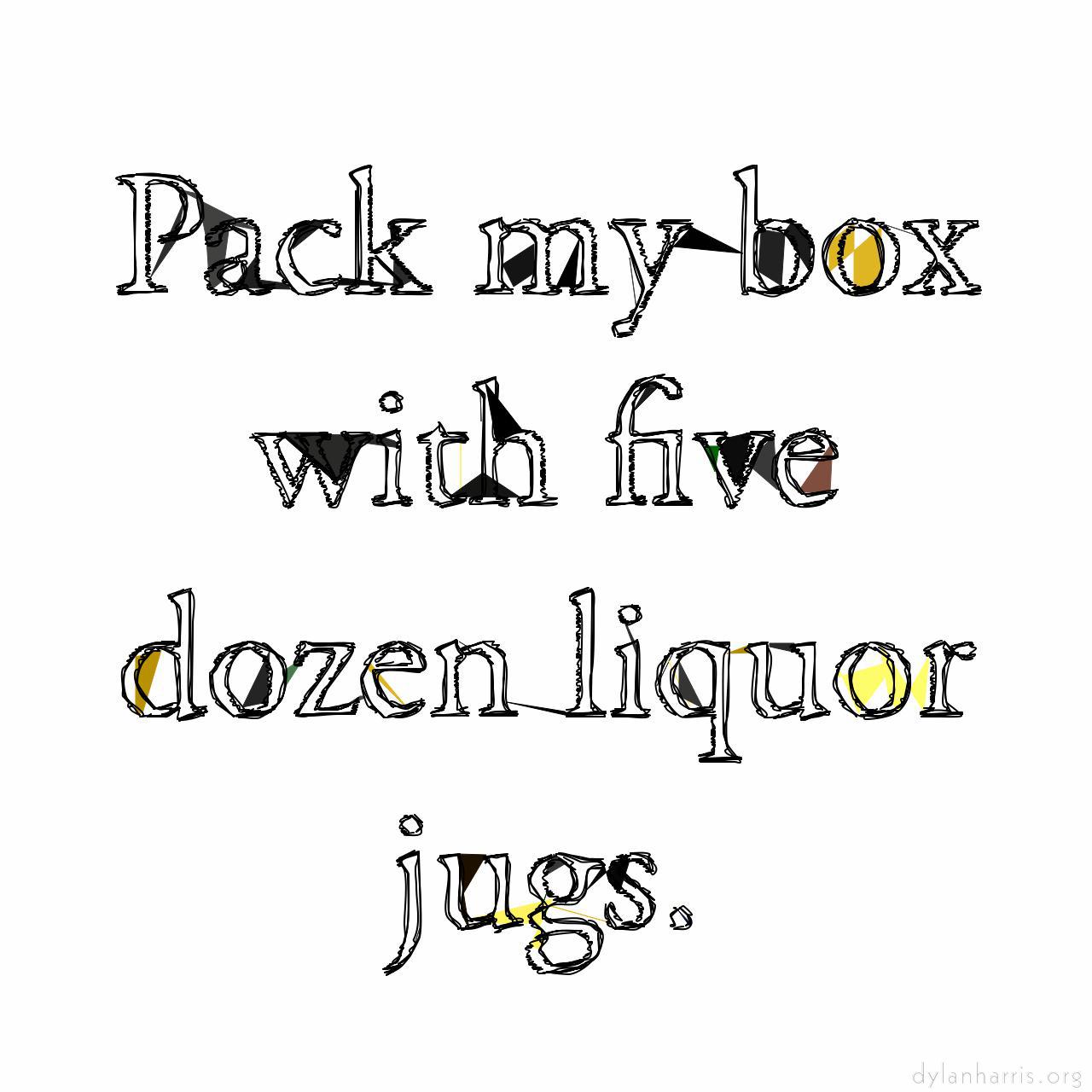 mosaic for source images with white background :: jagged colour palette with edge