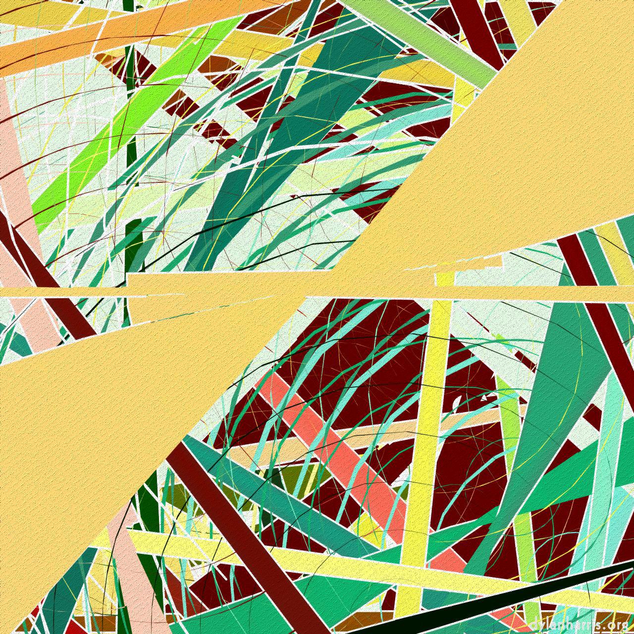 non-rep generative and abstract :: jungle sand palettised