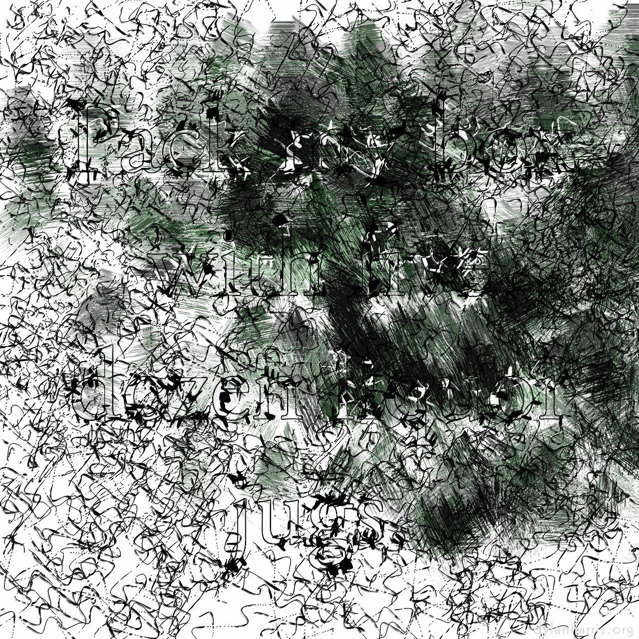 non-rep generative and abstract :: oil splatter