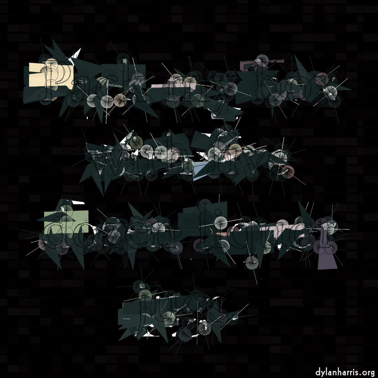 non-rep generative and abstract :: pins and bubbles palettise