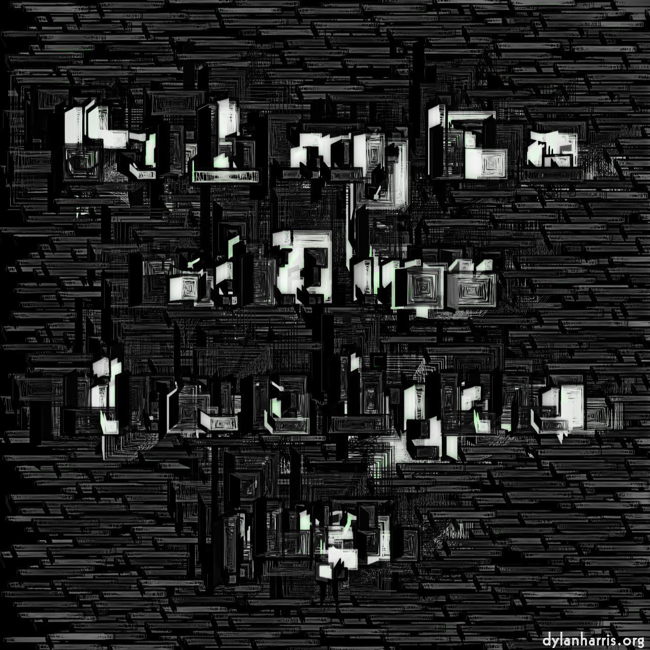 non-rep generative and abstract :: rectangular web with lip