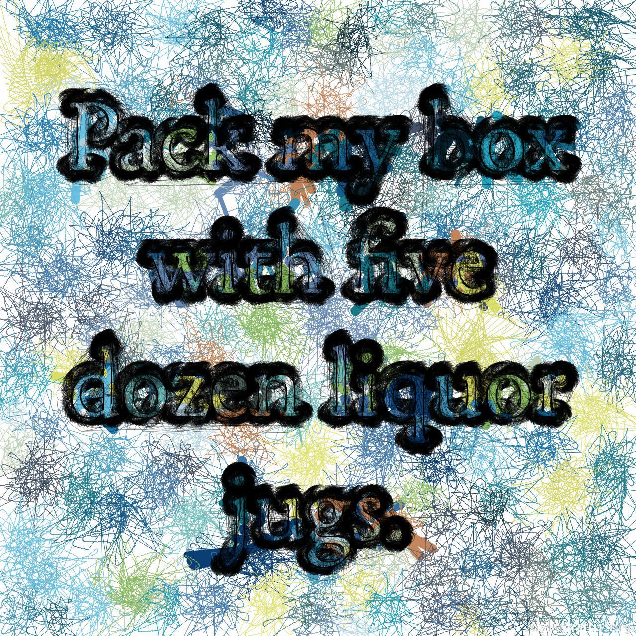 non-rep generative and abstract :: splatter scribble