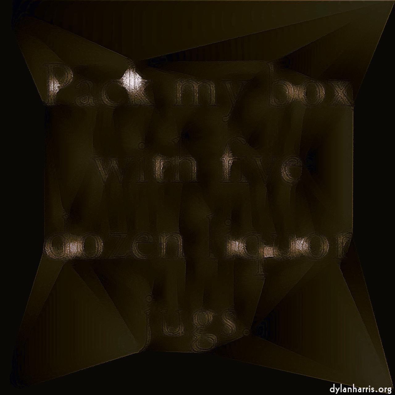 non-rep generative and abstract :: triangular fizzle