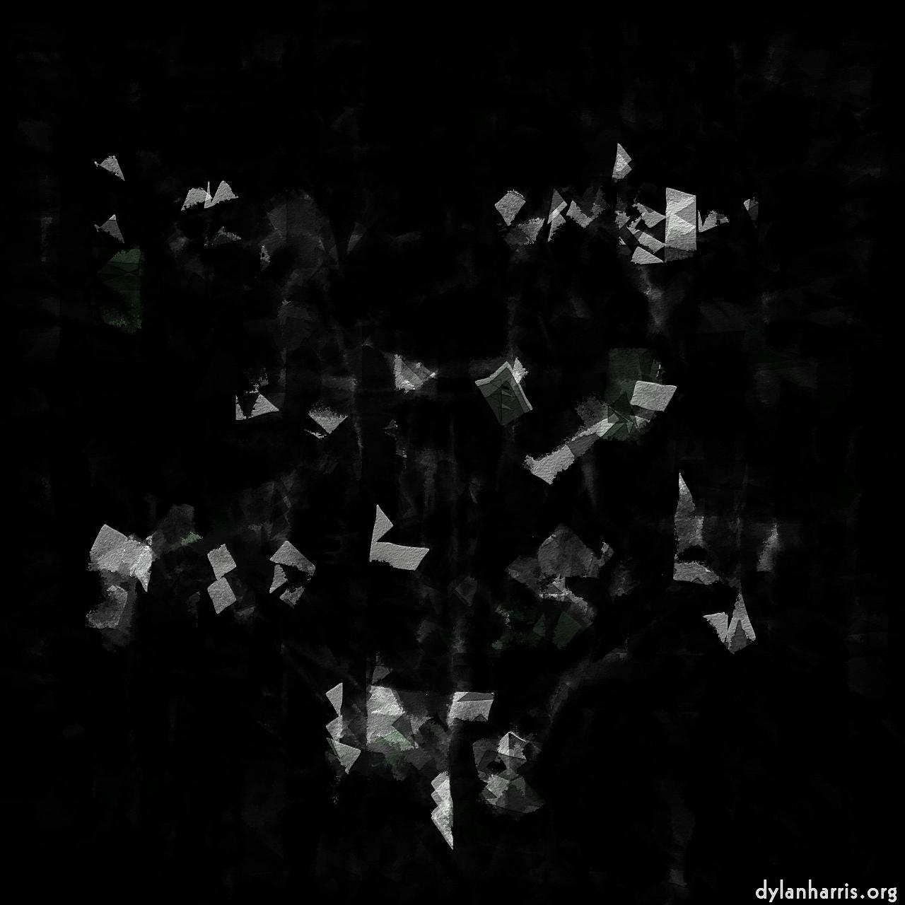 non-rep generative and abstract :: watercolour blot