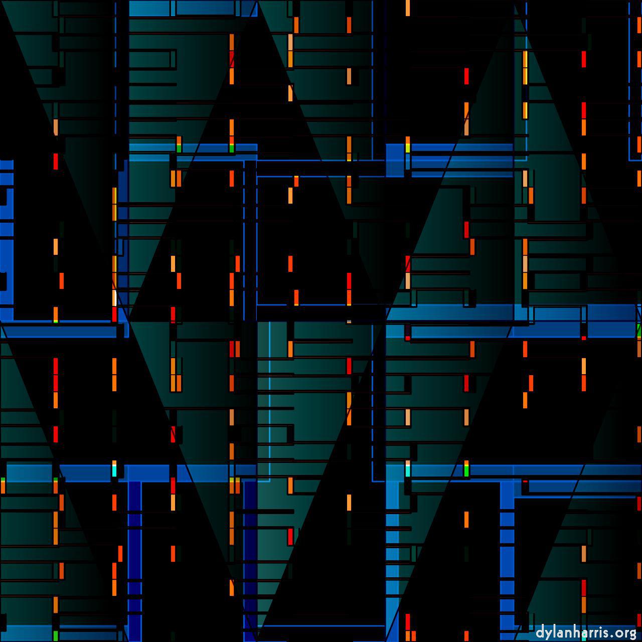 shape and mondrian styles :: truchet composite