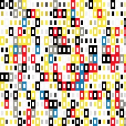 image from shape and mondrian styles