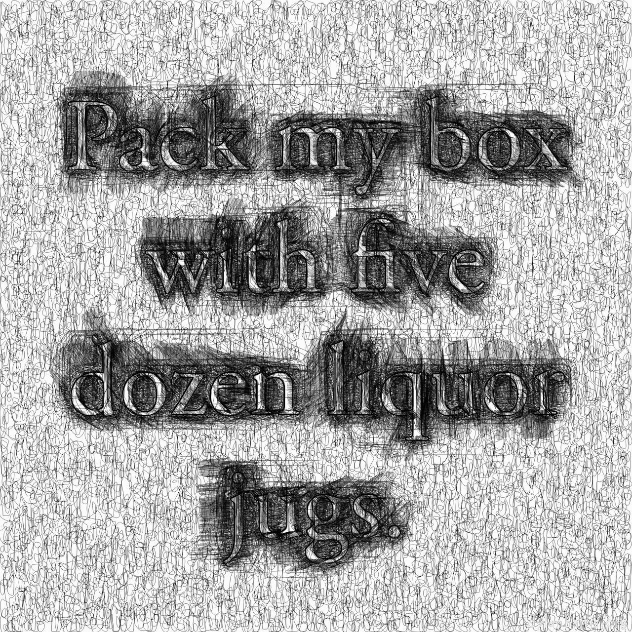 sketch and hatch styles :: boundary octagon