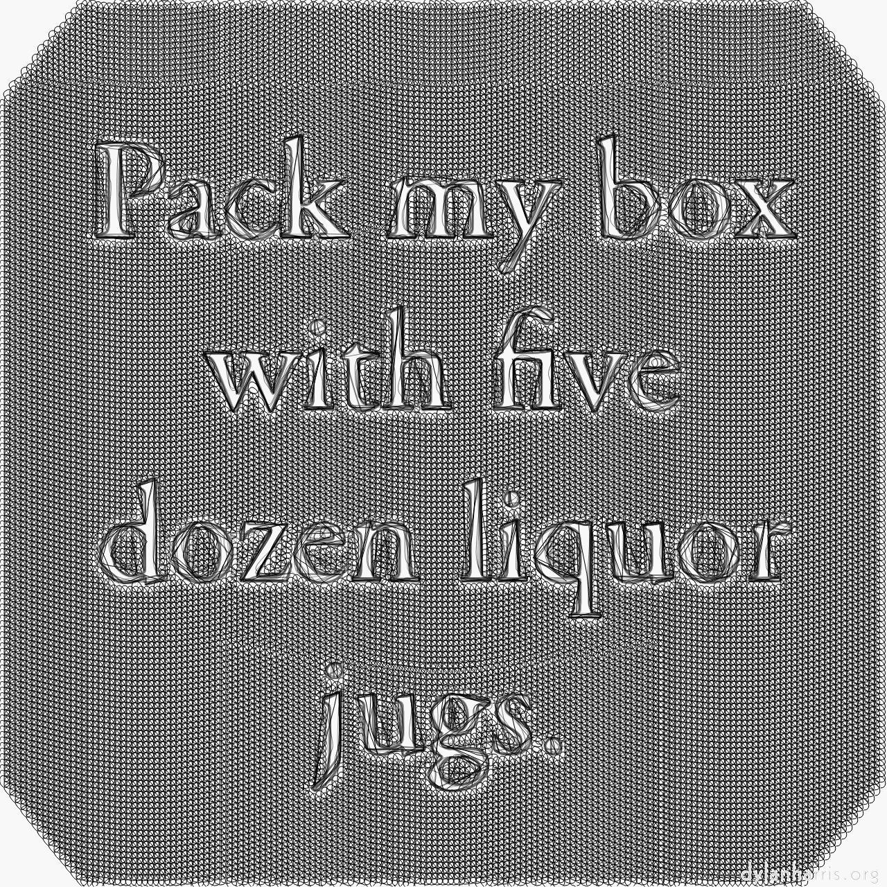 sketch and hatch styles :: messy angular with circle hatch