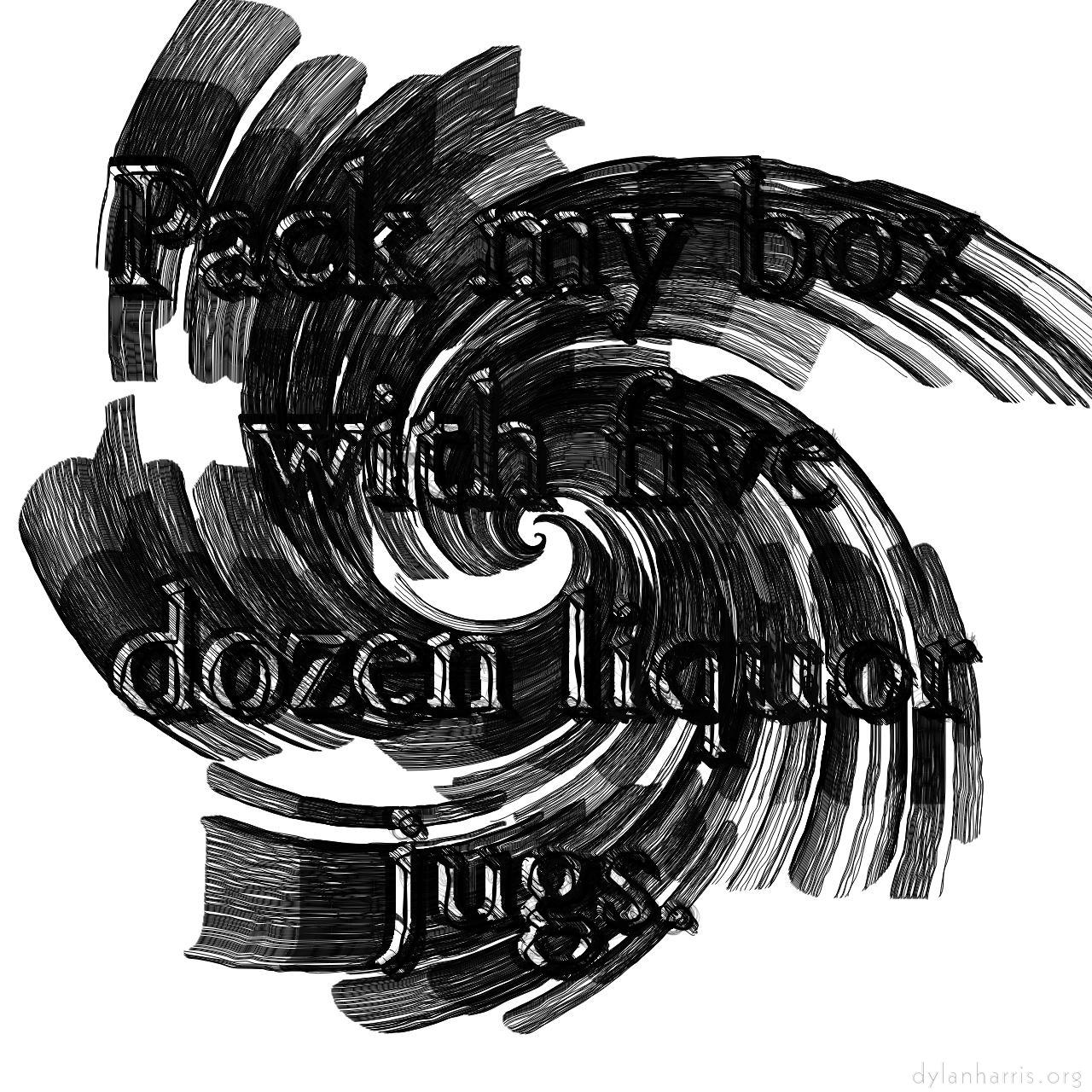 image: sketch and hatch styles :: polar hatch with edge