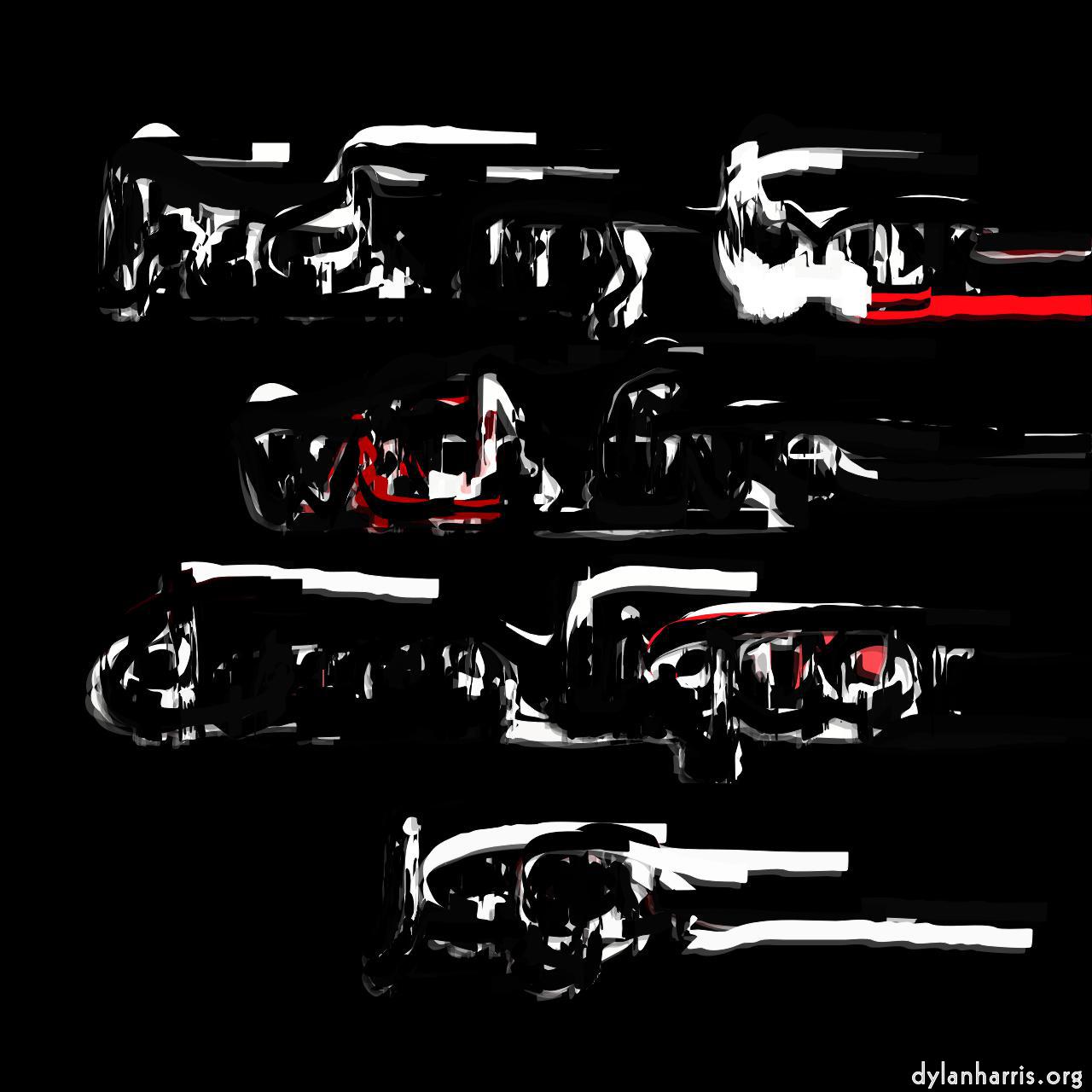 image: natural media vector :: sloppy ribbons