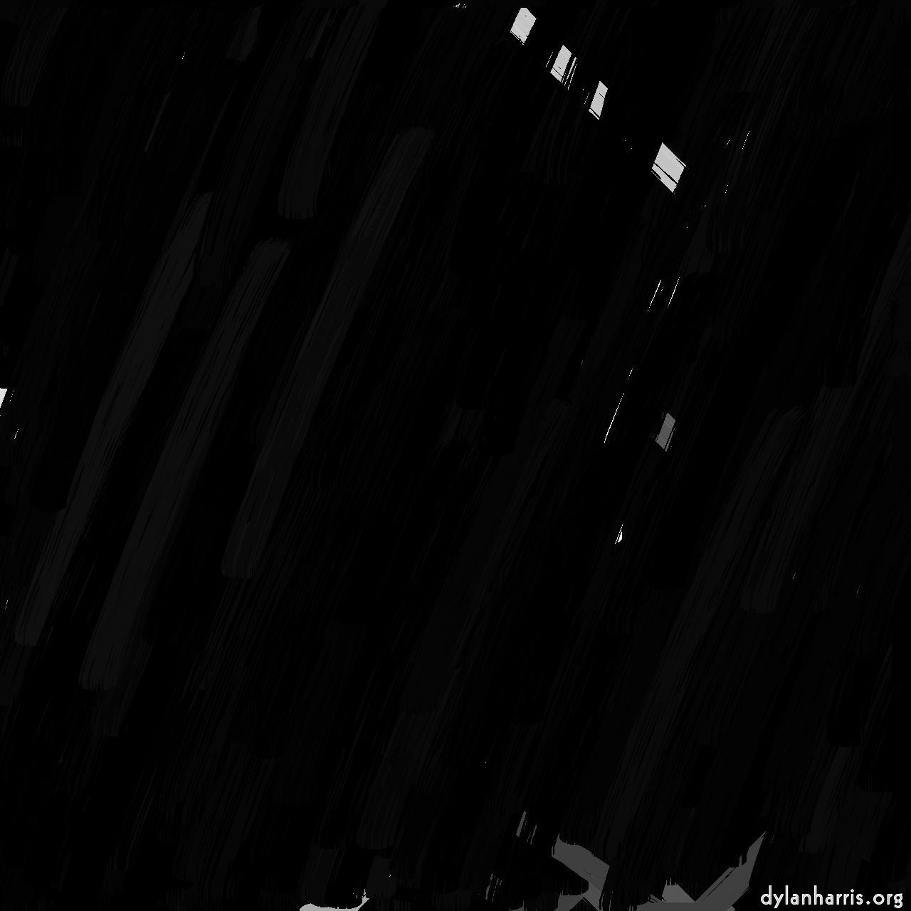 image: abstract natural media :: acrylic—dry brush thatch