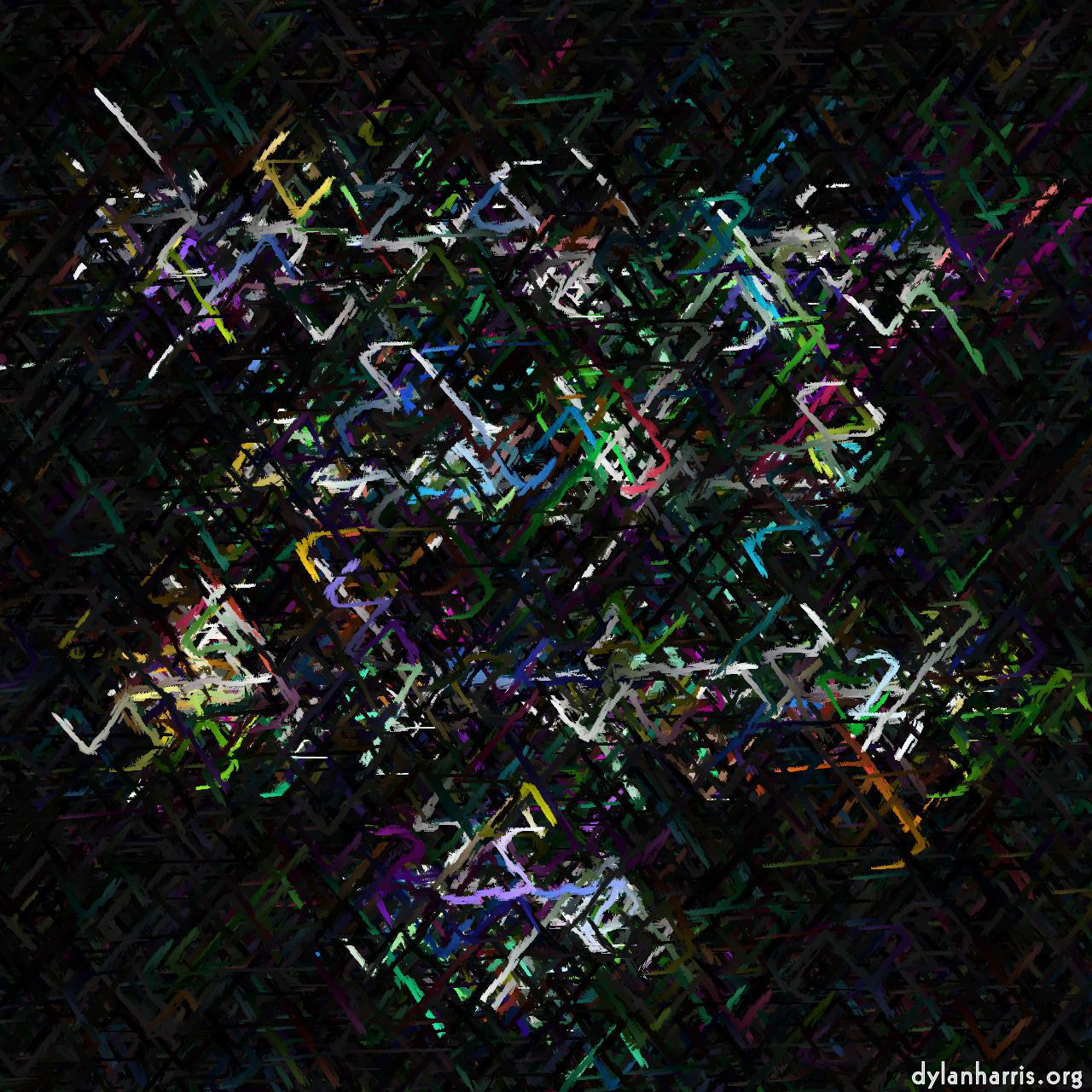 image: abstract natural media :: crayon—hatch