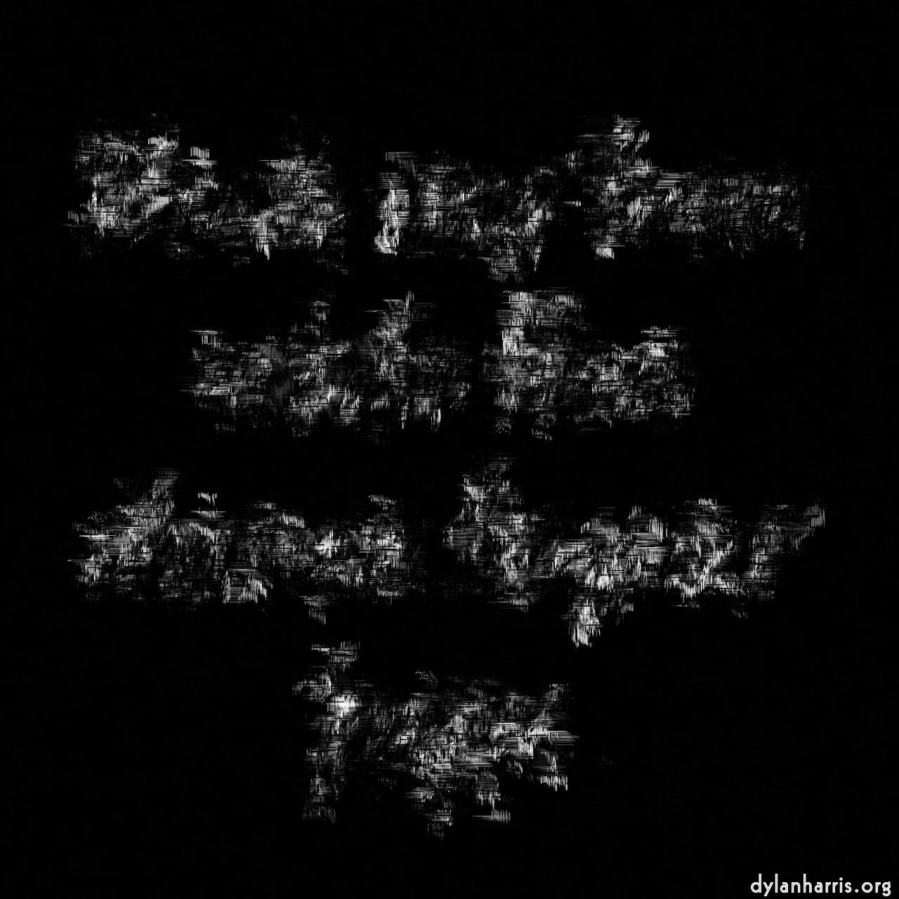 image: abstract natural media - vector :: black thatch