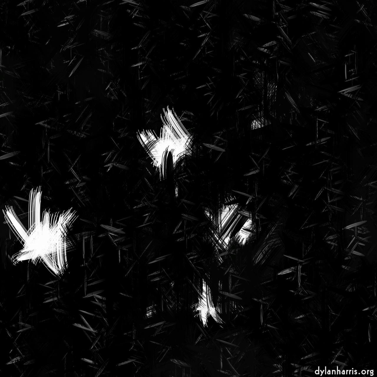 image: abstract natural media - vector :: broad strokes random