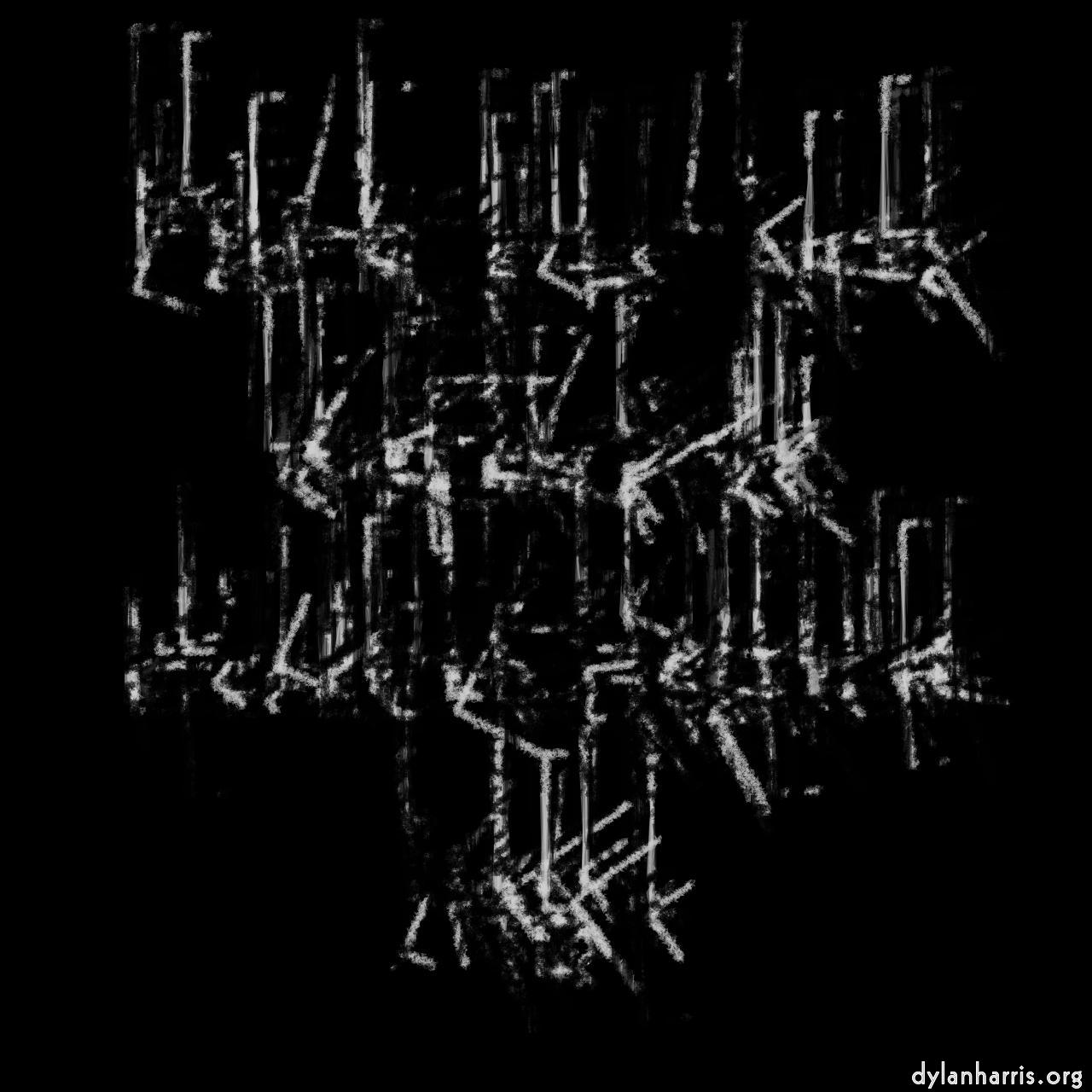 image: abstract natural media - vector :: broad stroke tightened