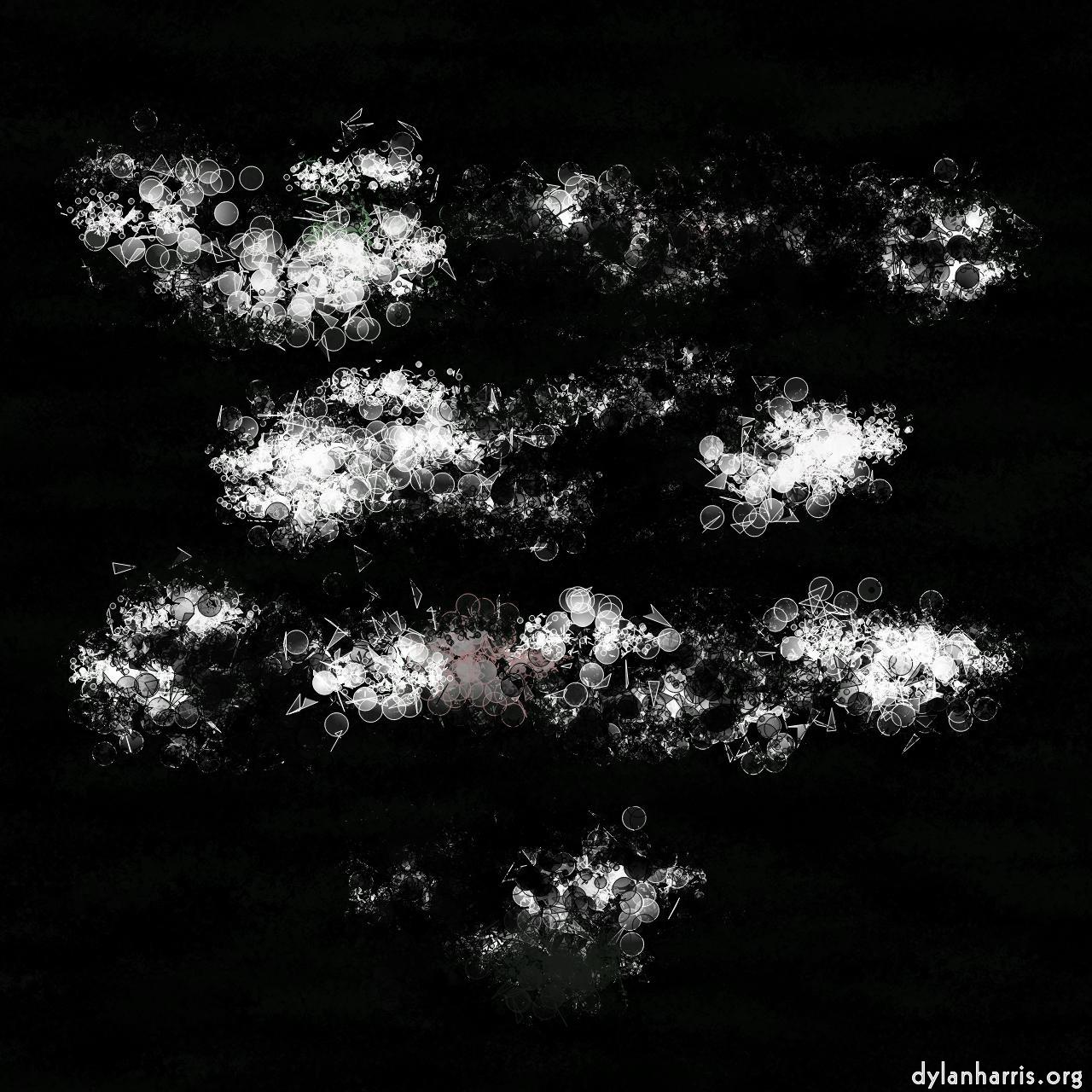 image: abstract natural media - vector :: circle cloud