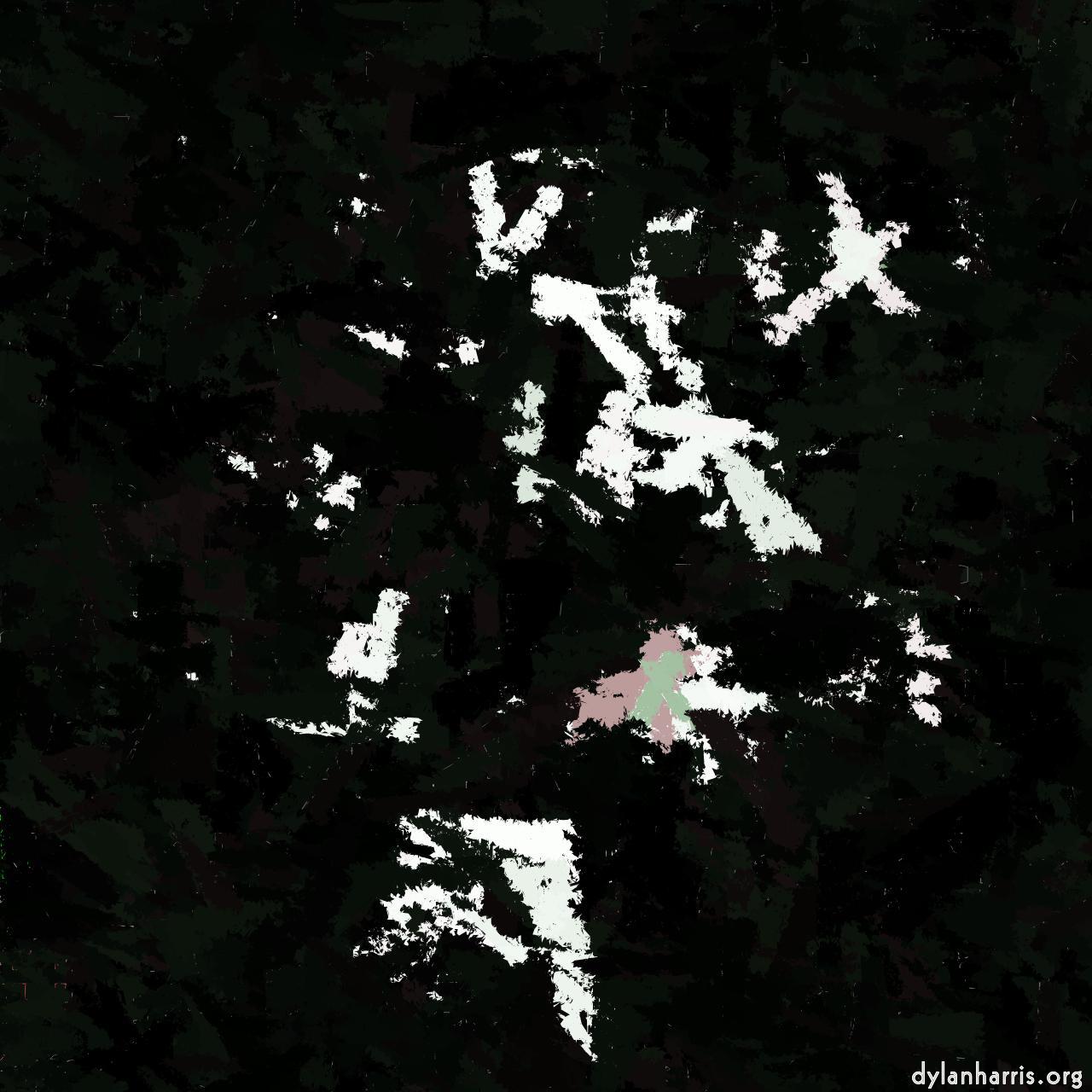 image: abstract natural media - vector :: flat thatch