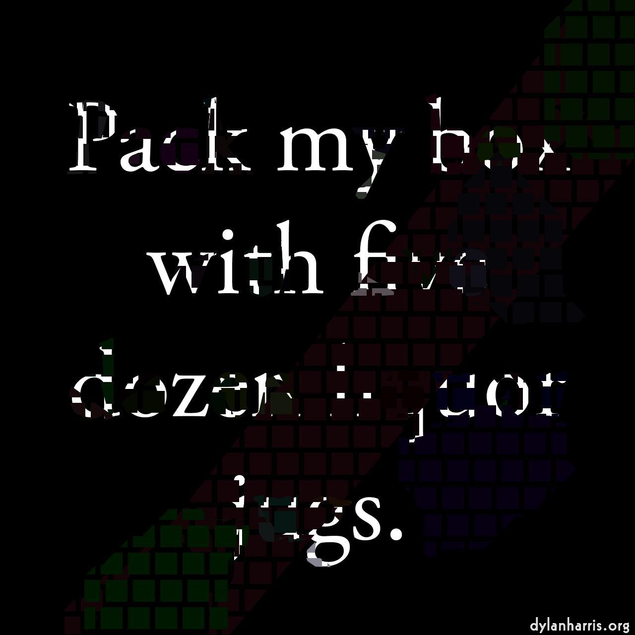 image: abstract natural media - vector :: fractured squares