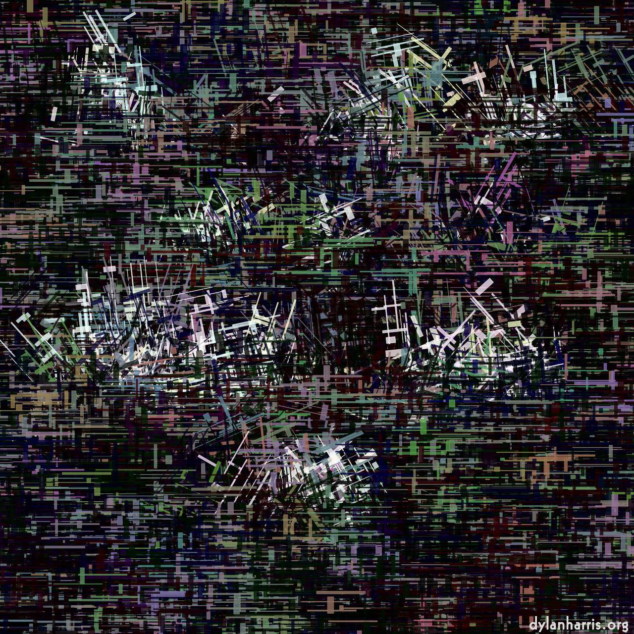 image: abstract natural media - vector :: jumble sticks abstract