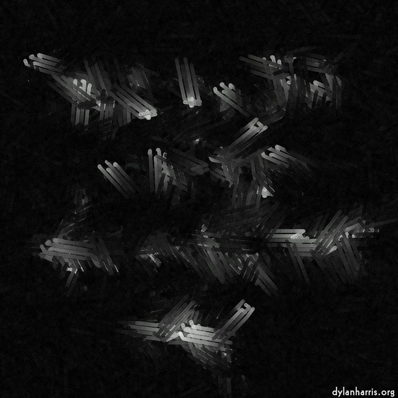 image: abstract natural media - vector :: match thatch