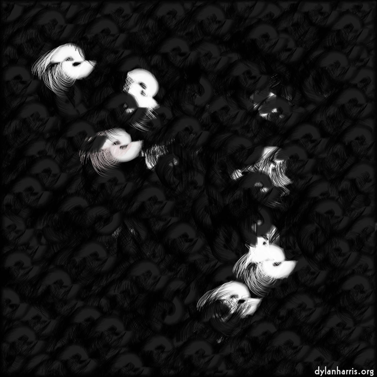 image: abstract shapes - vector :: diffuse blob broad stroke