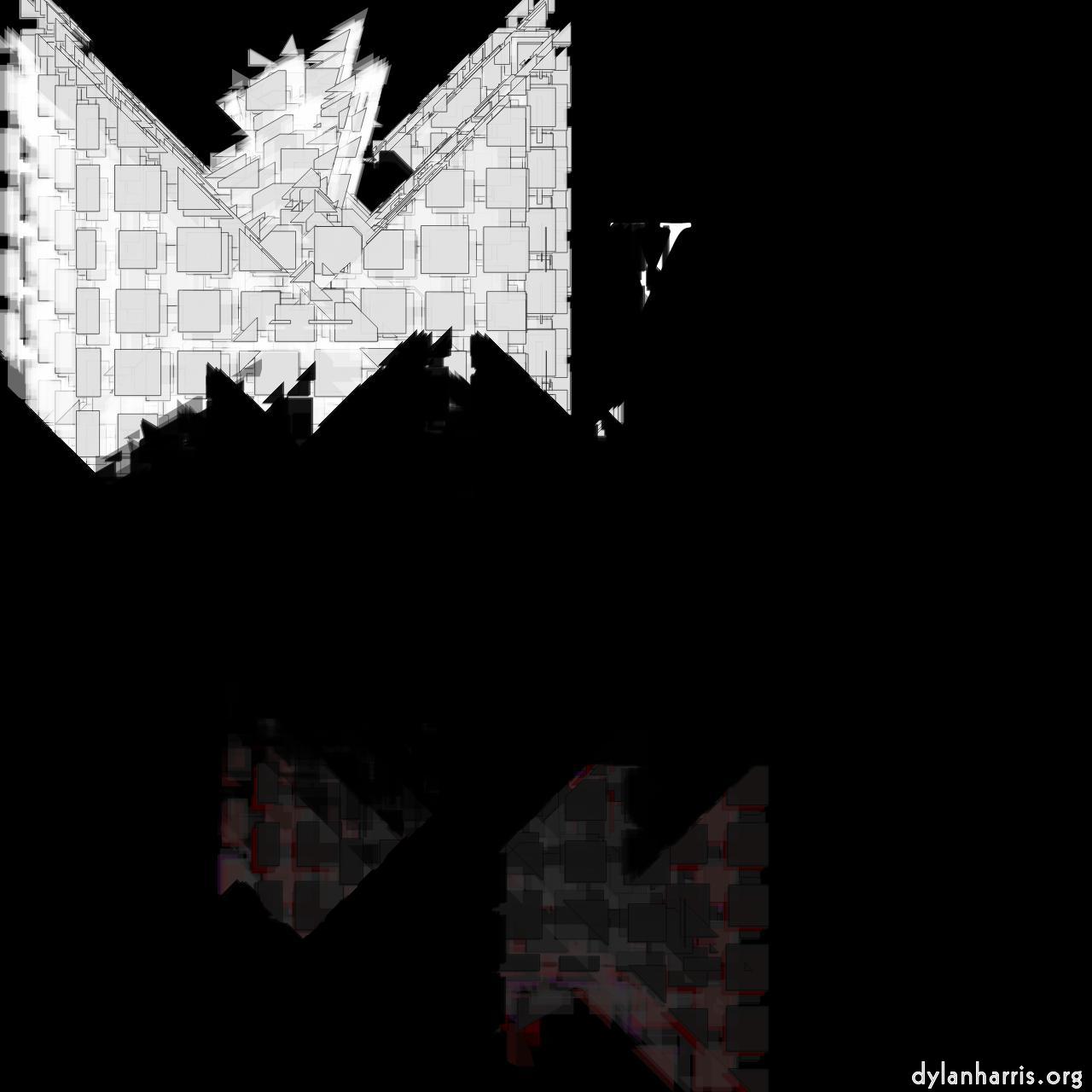 image: abstract shapes - vector :: fractured triangle