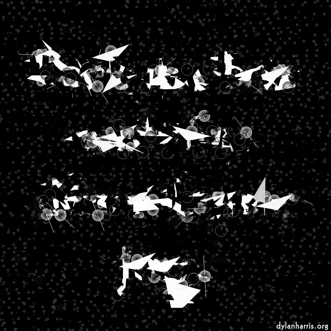 image: abstract shapes - vector :: pins and needles white rim