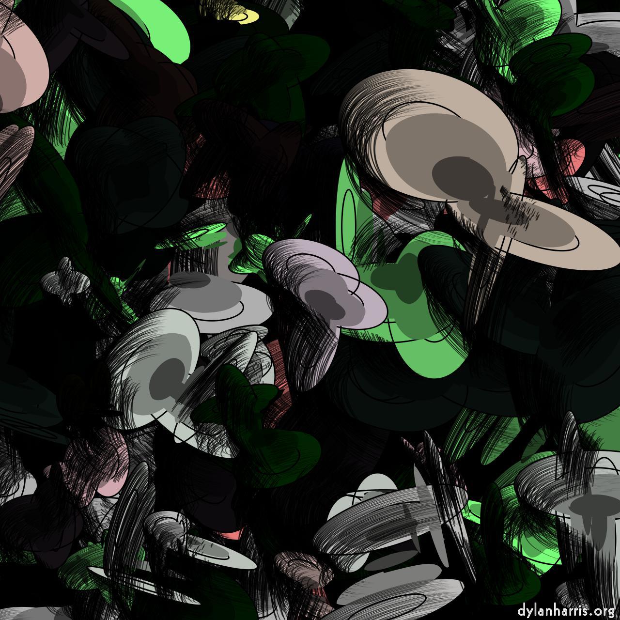 image: abstract shapes - vector :: wispy bands