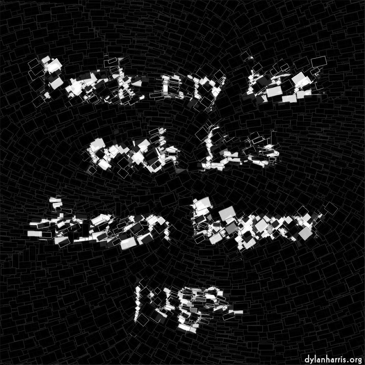 image: abstract styles - vector raster :: polar rectangles