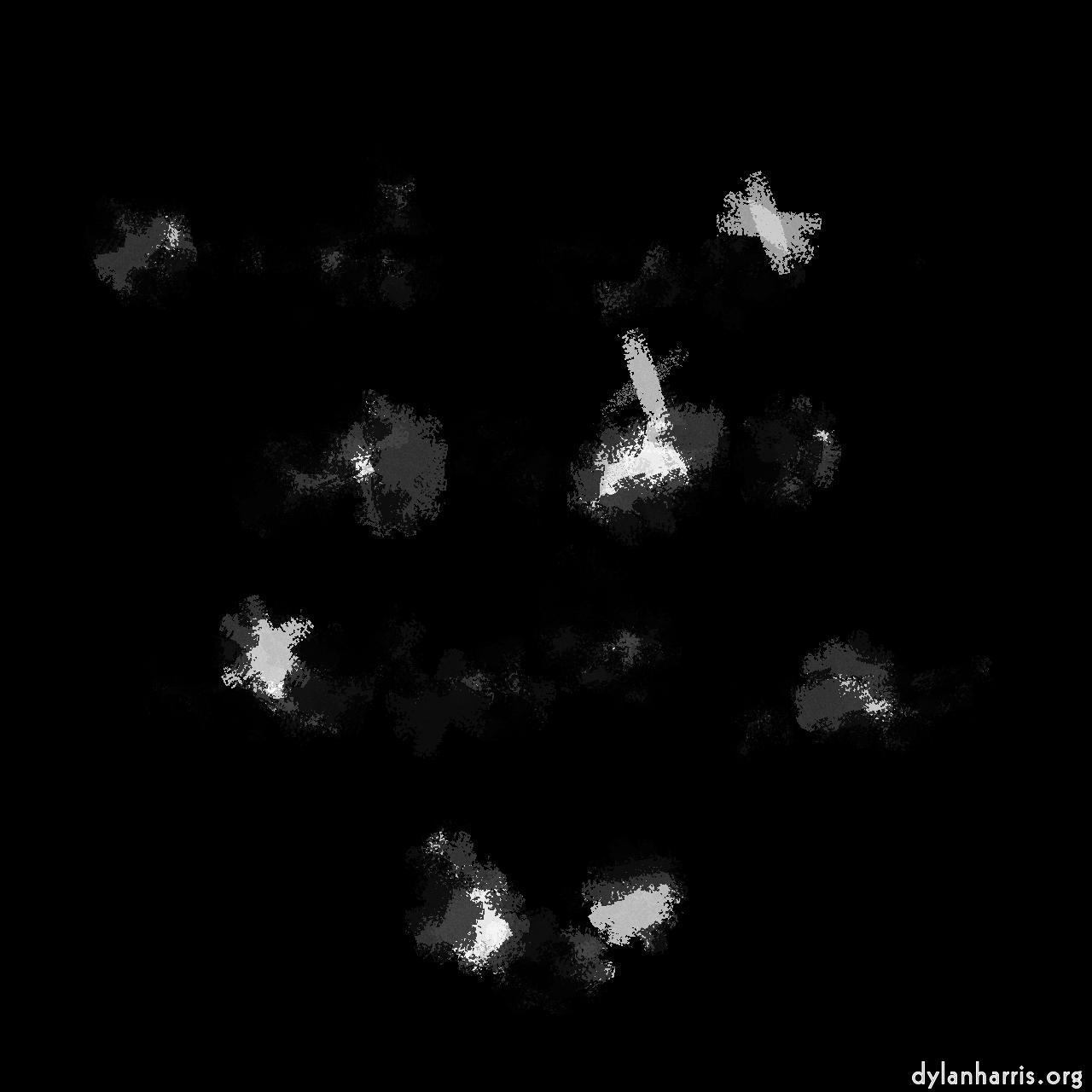 image: abstract styles - vector raster :: puff balls