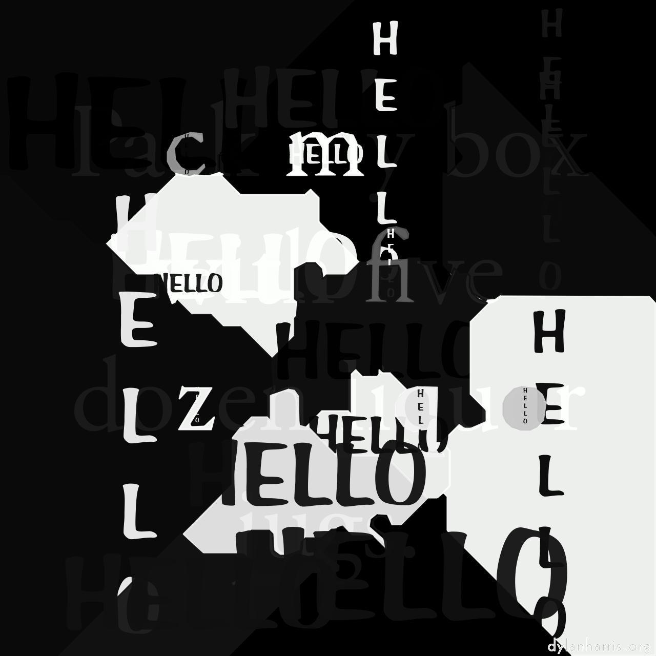 image: general examples :: flat with text—clear canvas